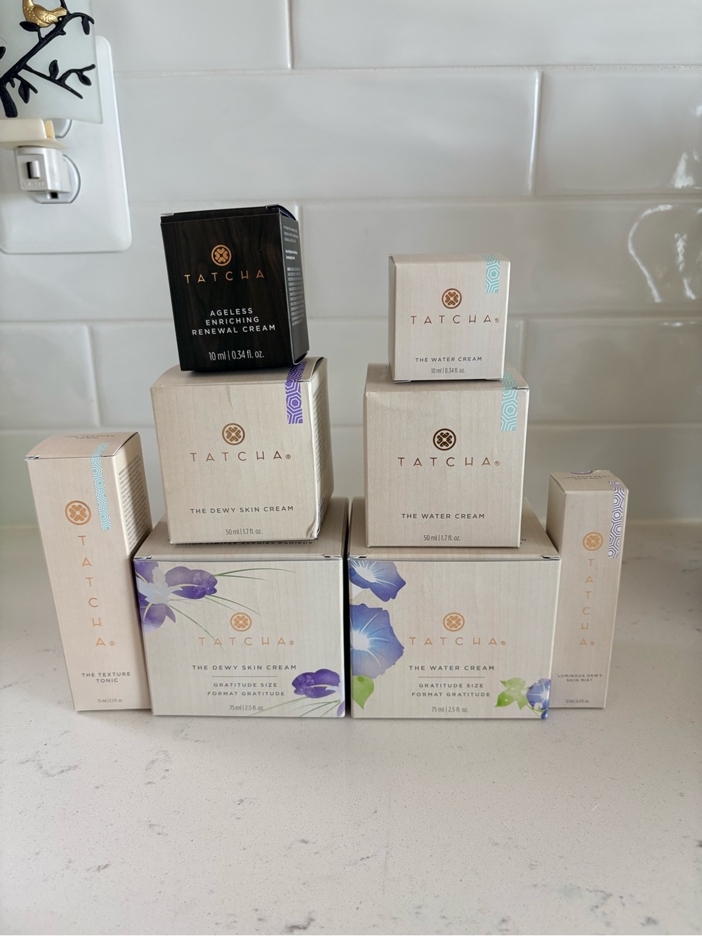 Tatcha SkinCare Lot Dewy Silk Cream Moisturizer Boxes EMPTY Bundle - Picture 3 of 5